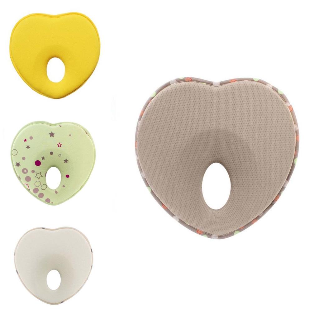 Luxurious Baby Pillow Toddler Sleep Positioner Anti Roll Cushion Flat Head Protection