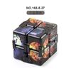 New Strange Decompression Toy Uv Print Infinite Rubik'S Cube Halloween Theme Folding And Flipping Rubik'S Cube Fingertips Rubik'S Cube