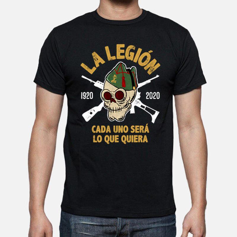 

Spanish Legion Military Fan Gifts Printed T Shirt Unique ONeck Summer Short Sleeve Casual Men Tshirt Streetwear Ropa Mujer 4XL