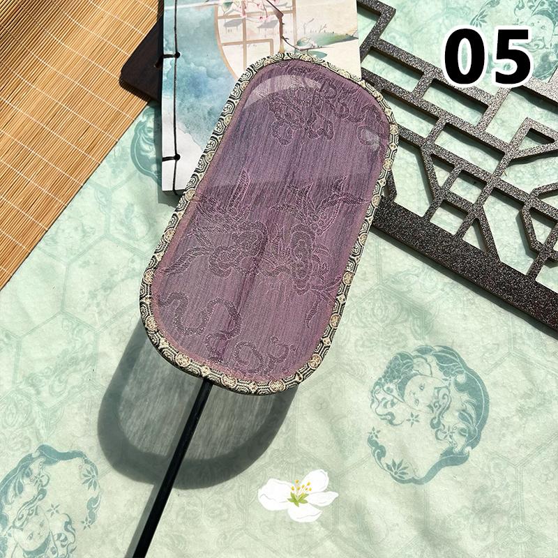 Fächer mit Polygon-Gruppe im chinesischen Stil, Dame, Tanz, Stickerei, Handfächer mit Quaste, Vintage-Muster, Kunstfächer, Handwerk, Party, Hochzeitsgeschenk