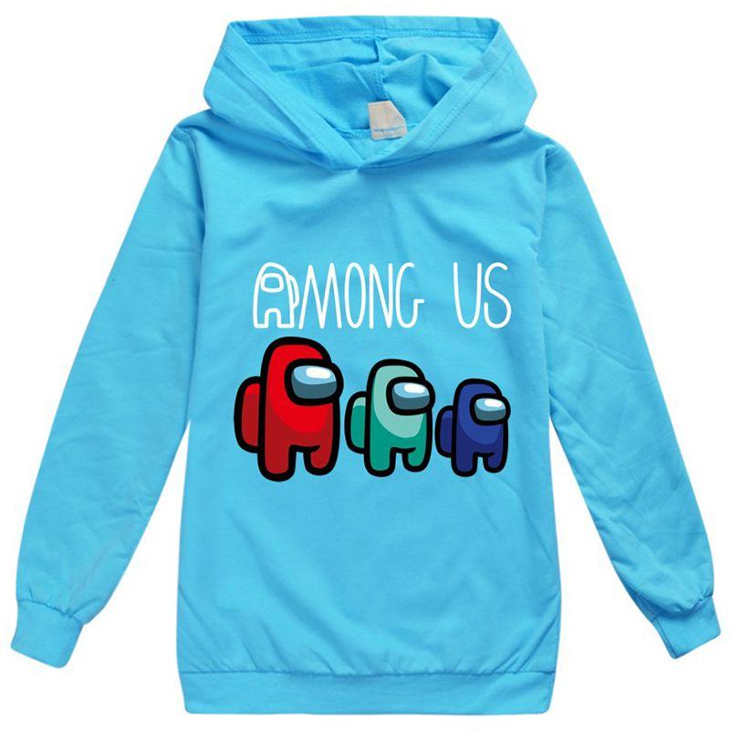 Among Us Game Kids Hoodies Boys Girls Impostor Hooded Sweatshirt Tops Jumpers