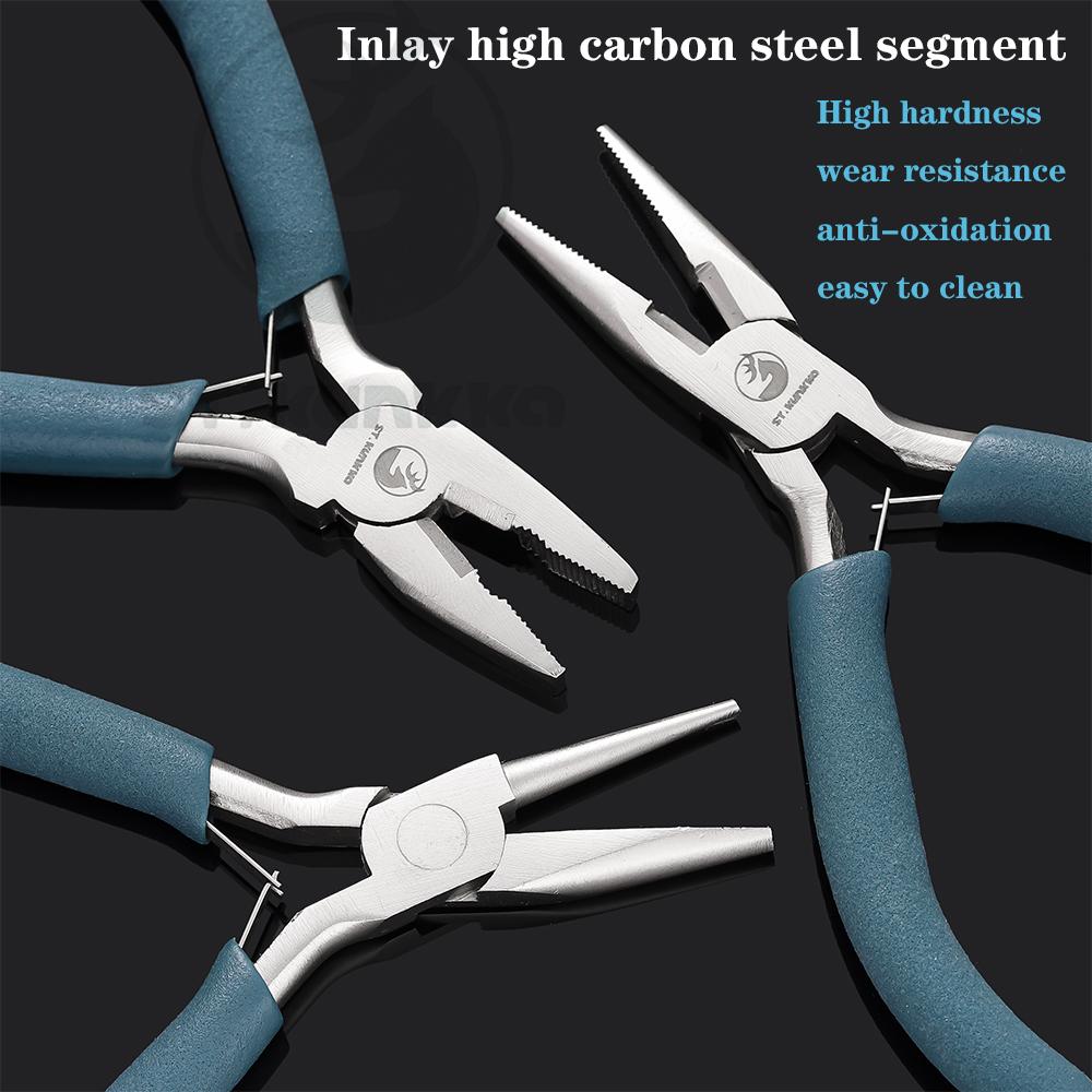 St.kunkka Customized High Quality Jewelry Making Pilers Needle Round Nose Cutting Wire Pliers for Jewelry Repair Tools