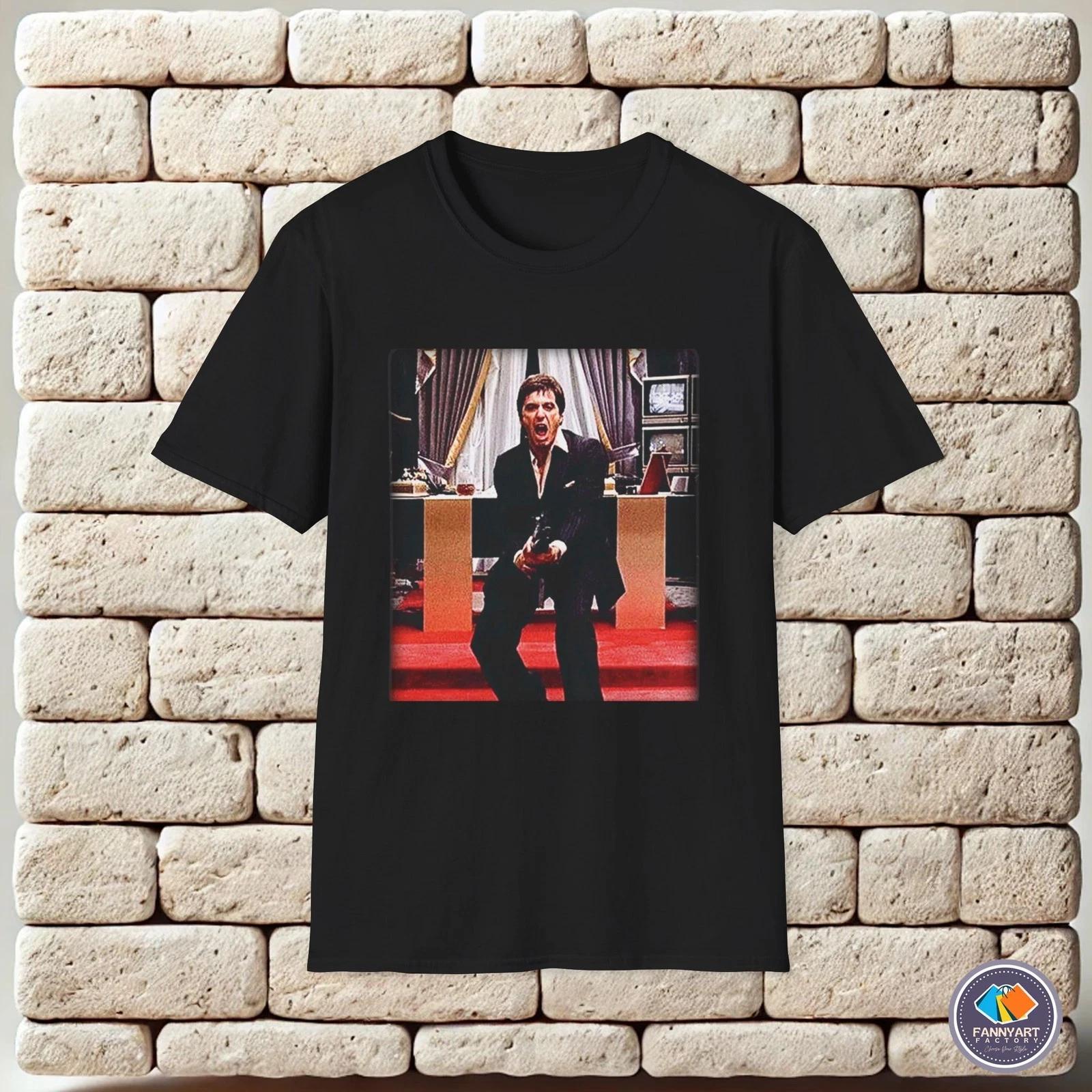 Scarface Say Hellow To My Little Friend Unisex T-Shirt 3XL