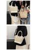 2025 Women's Large Capacity Summer Straw Bucket Shoulder Bag - Versatile Niche Design Tote