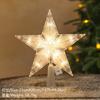 15cm Christmas Tree Decoration Stars Warm White Lights Home Room Decor LED Shining Lamp Xmas Festival TopStar Navidad 1.07in