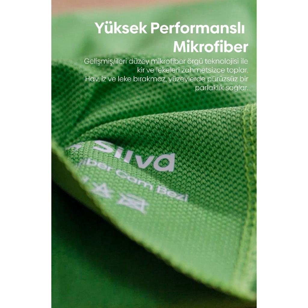 Microfiber Glass Cloth Blue