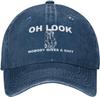 Oh Look Nobody Gives A Shit Baseball Cap Funny Photographer Hat Adjustable Cotton Casual Headwear