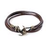 Jbans Classic Full Grain Leather String Layered Bracelet (C1801-Ac439Br)