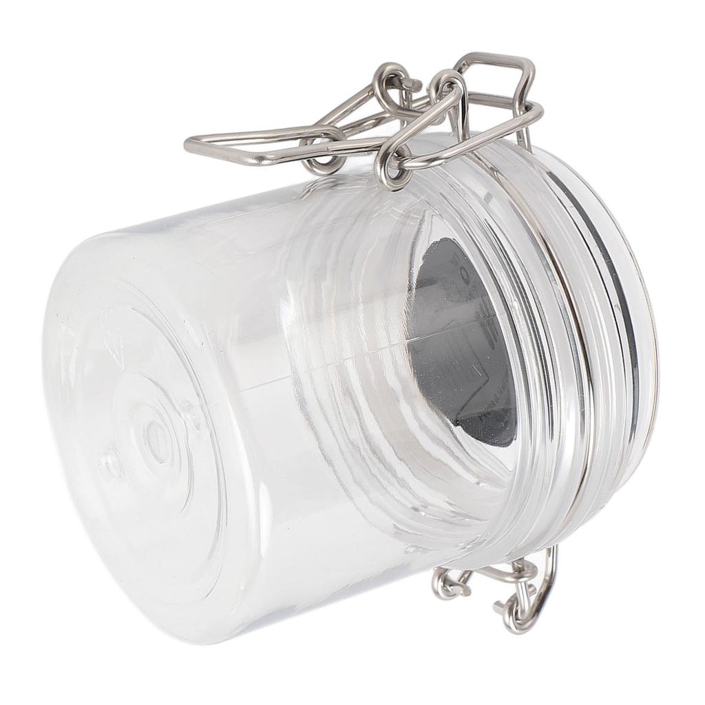 200ml Glue Storage Container for Eyelash Extension Temp Humidity Display Sealed Leak Proof Transparent Eyelash Glue