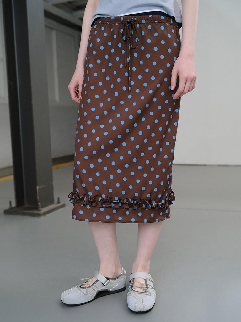 Leibeu Dot Frill Midi Skirt Vw6Ms568_2Color