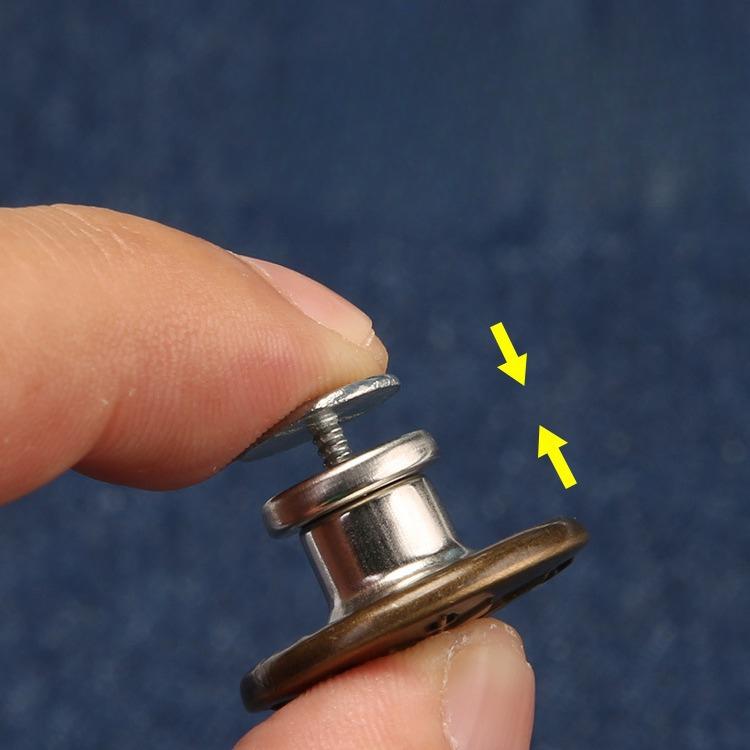 Jeans Buttons, Pants Waist Closure Artifact Buttons, Waist Circumference Tightening, Size Change, Seam-Free Button Accessories, Clothes Nails