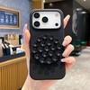 Liquid Silicone 16pro Mobile Phone Case Suction Cup Holder Iphone17 Mobile Phone Case Apple 17pro Portable Protective Case