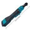 3/8inch Cordless Ratchet Wrench Electric Ratchet 300RPM Chargeable Power Ratchet Driver Wrench Adapter Replacement