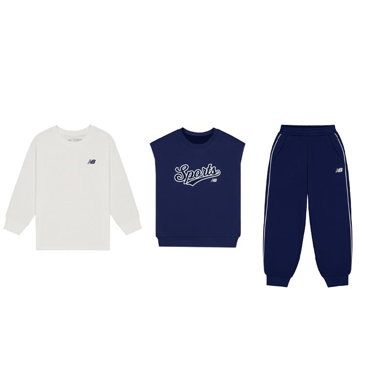 New Balance Casual Sportswear Set Of 3 Kids 2PF1E143-NV 150