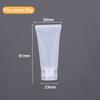 10Pcs 15Ml-100Ml Empty Squeeze Containers Pe Lip Gloss Tubes Bottle Sample Bottle Refillable Lip Gloss Cream Tube Diy Container