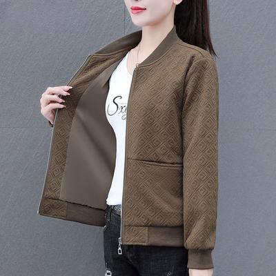 Giacca Corta alla Moda e Versatile da Donna, Giacca da Baseball Casual Primaverile e Autunnale con un Look Chic