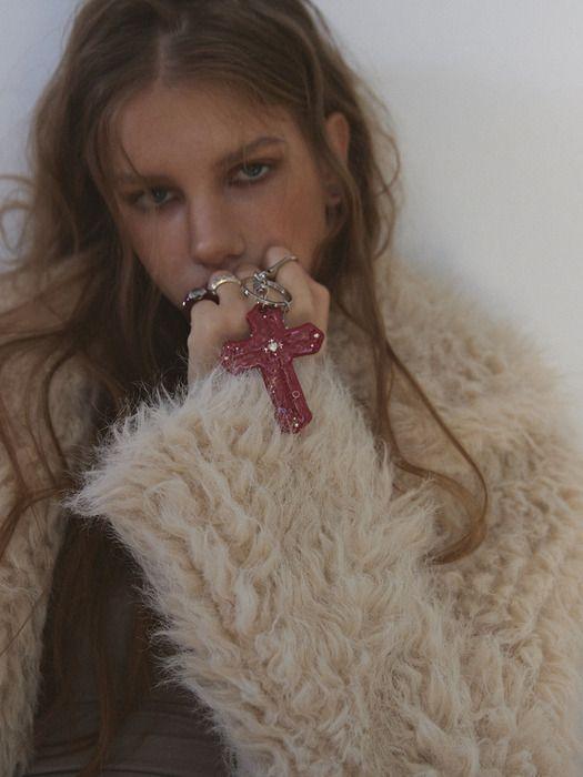 Nff agape Schlüsselanhänger-rot