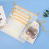 10PCS Drawstring Waterproof Clothes Shoes Storage Bags EVA Daisy Pattern Packaging Organizer Waterproof Makeup Toiletry Bags