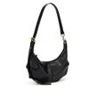 Women's Soft Leather Crescent Shoulder Bag Fashion Hobo Bag Large Capacity Crossbody Bag for Daily Commuting Shopping Travel