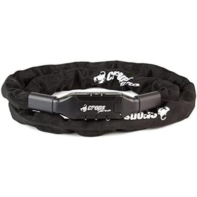 Crops Chain Lock 6mm X 1100mm Dial Approximately PIN Settings K5-66 5-digit 100,000 CP-K5-66-01 (Black)