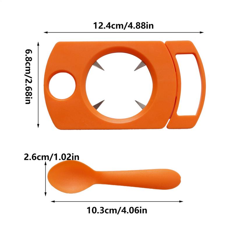 Passion Fruit Opener Kitchen Gadget Passion Fruit Cutter With Spoon Peeler Tool Peeling Tool Fruit Peeler And Opener Mangosteen