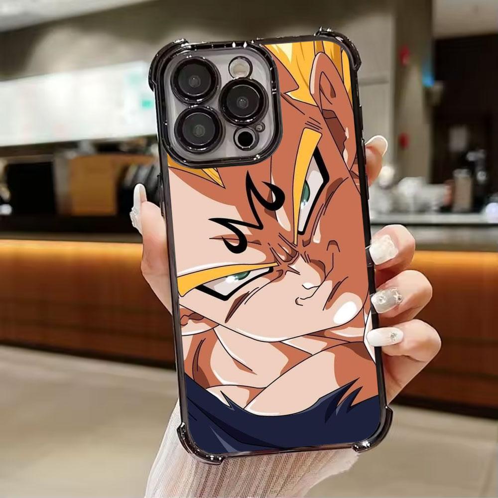Cell Frieza Buu King Piccolo Dragons Balls Phone Case for iPhone 11 13 15 16 17 Pro Max 14 Plus 17Air 16E 13 12 Mini Clear Cover