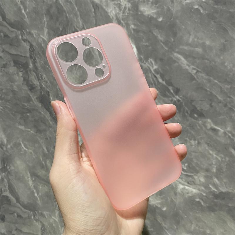Ultra-thin Protective Frosted Case for iPhone 15 Pro Max - Soft Shell, Bare Metal Feel