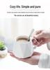 Geometric Diamond Rhombus Ceramic Couple Mug