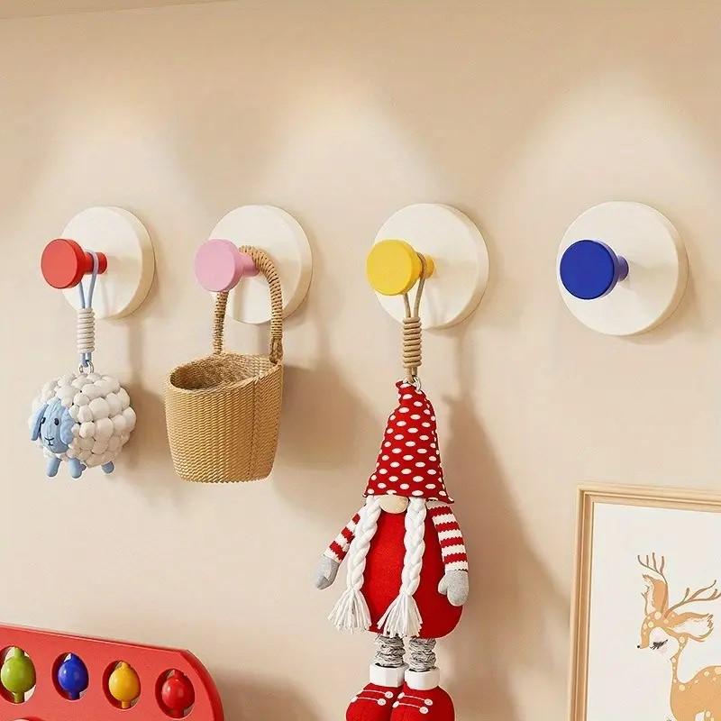 Cârlig cu Ventuză din Plastic Fără Găurire Cârlige cu Ventuză pentru Prosoape Cârlige pentru Umerase de Perete pentru Haine Acasă Accesoriu de Depozitare cu Ventuză pentru Baie