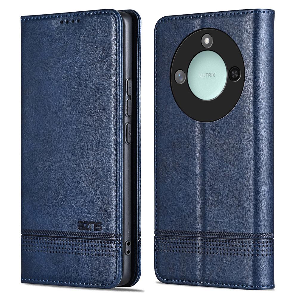 For Honor X60 5G Case Cowhide Texture PU Leather Wallet Phone Cover
