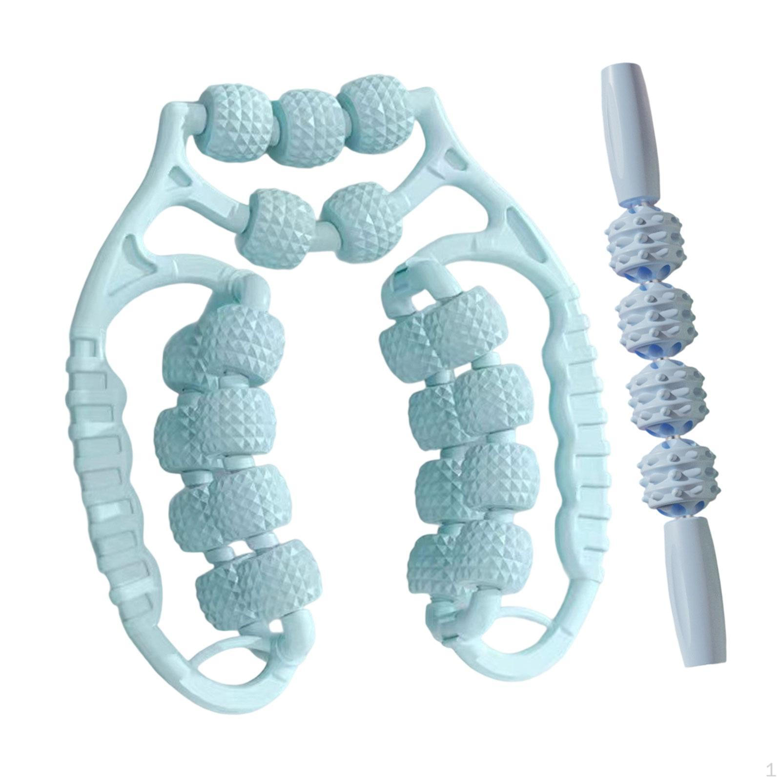 

Массажные ролики для спины, круговые, для ног, зажим 21 и многоцелевой набор для упражнений и мышц