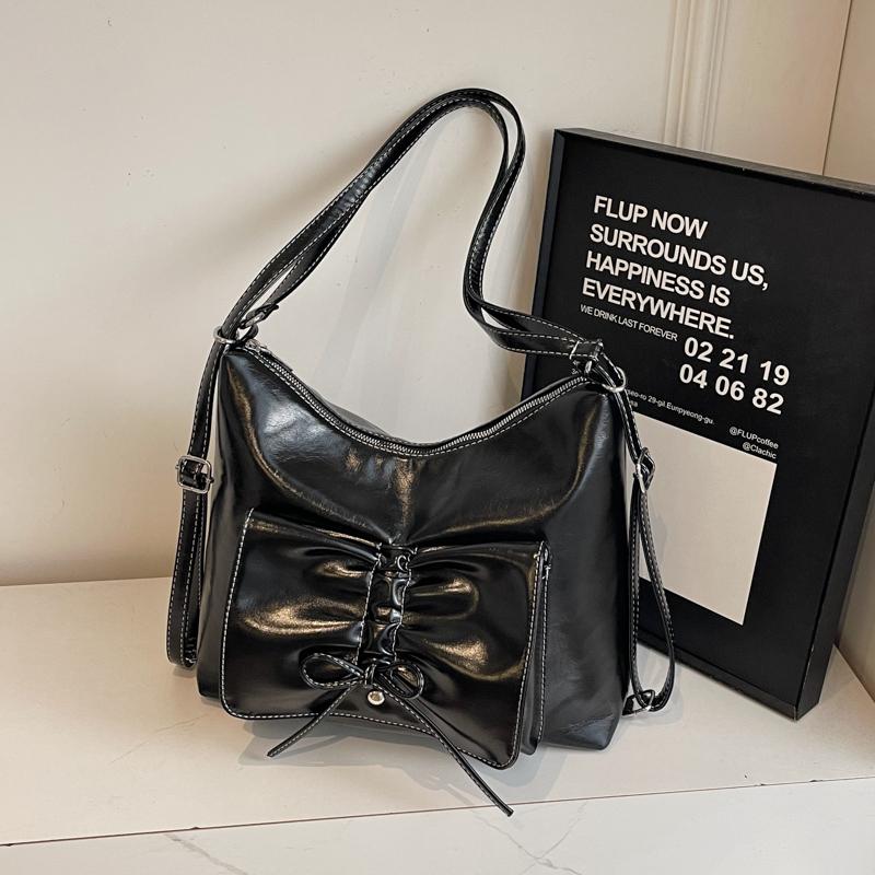 Commuter Bag Large Capacity Shoulder Bag Women's Backpack Soft Leather Tote Bag Crossbody Bag