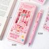 1 Set/6Piece Cute Erasable Pen Kabipbala Gel Pen Press Office Gift School Supplies Stationery Kawaii Funny Pen