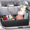 Trunk Organizer Large Capacity Multi-Compartment Box Large Trunk Organizer Car Storage Box For SUV RV Sedan Automotive Vehicle