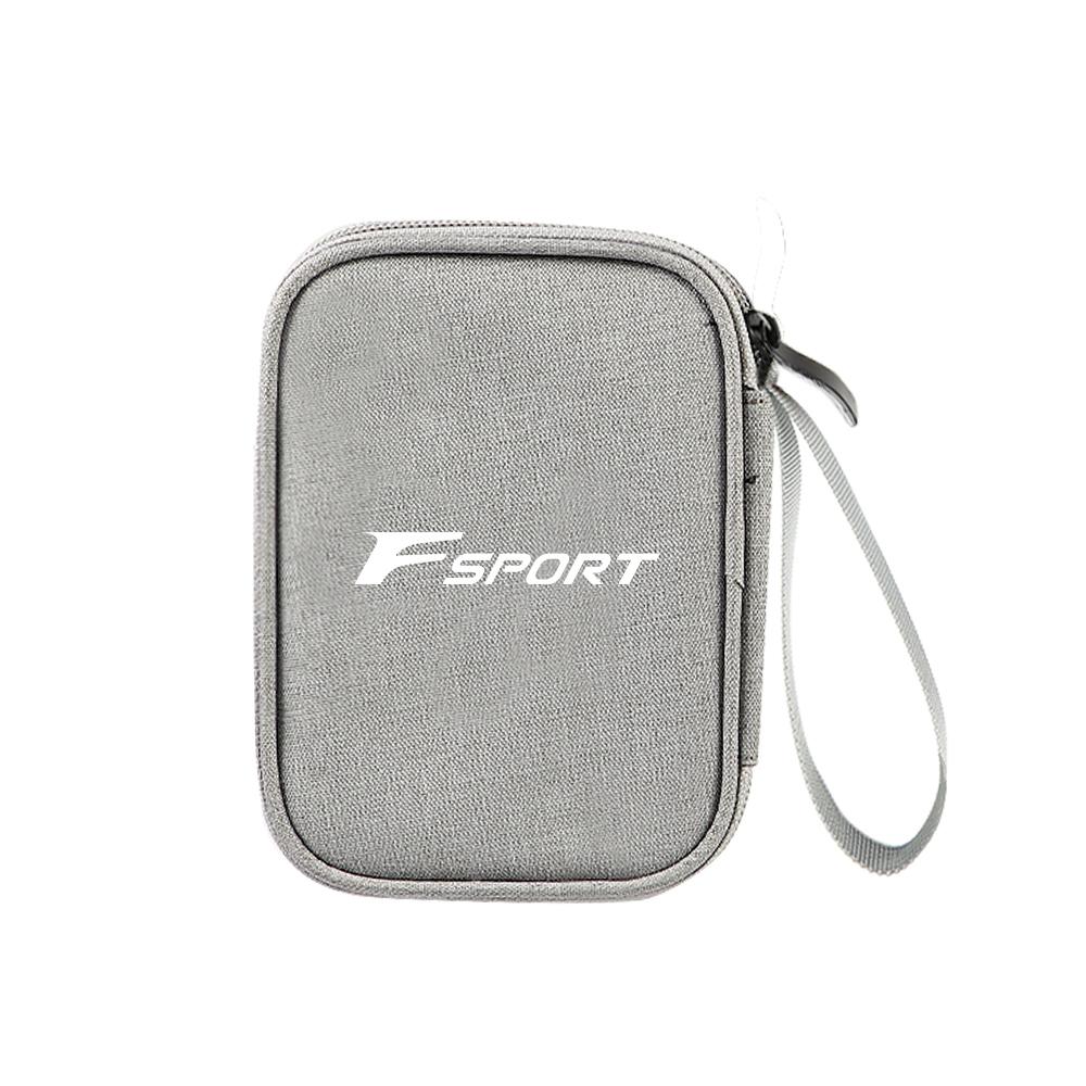 1Pcs Car Portable Men Women Travel Storage Bag Key Wallet Organizer For Lexus IS IS250 IS250C IS300 IS300C IS350 IS350C F SPORT