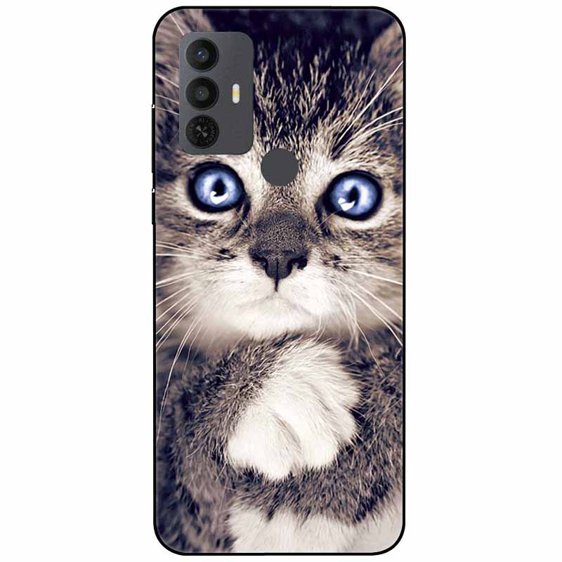 Für TCL 30 SE Hülle 305 6.52'' Silikon Weich Mode TPU Handyhülle für TCL 305 306 30SE Hülle 6165A Bumper Funda für TCL30SE 405