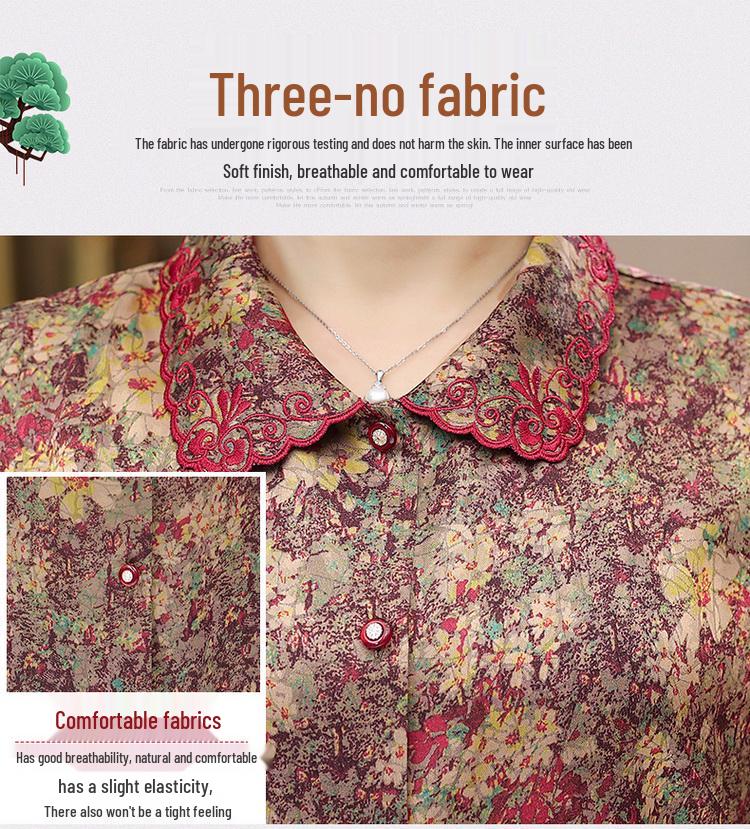 Summer Apparel for Mature Women: Short-Sleeved Shirts, Tops, and Outfit Sets