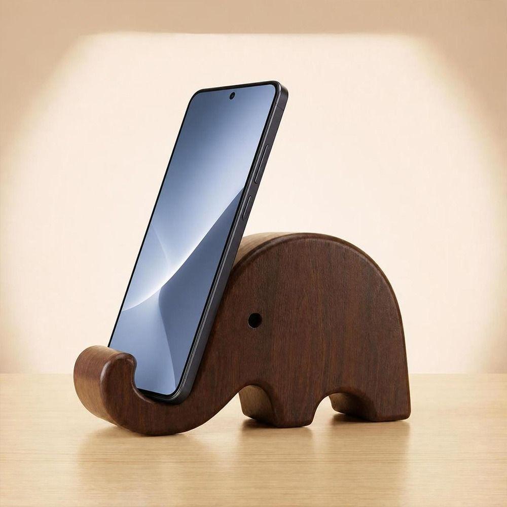Portable Elephant Phone Stand Minimalist Style Ergonomic Stand Hands-Free Video Stand  Desktop Use