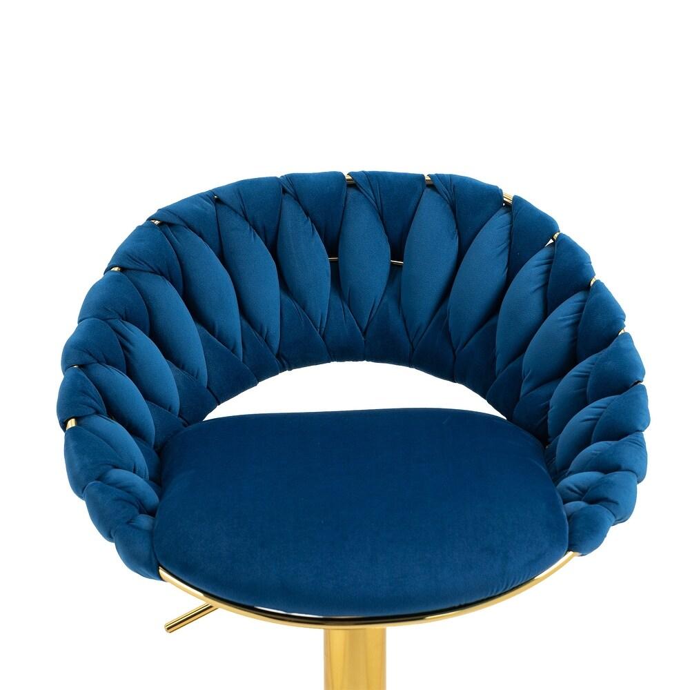 Adjustable Stool, Bar Stool, FARVISO Blue Elegant Loft