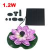 Lotus Solar Water Fountain Brushless Pump Floating Garden Fountain Solar Powered Fountain for Outdoor Bird Bath Pond Decoration
