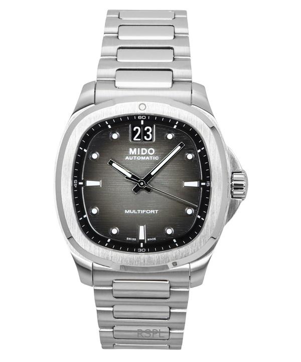 Mido Multifort TV Big Date Stainless Steel Grey Dial Automatic M049.526.11.081.00 100 100M Men's Watch