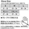 Daiwa Nanofront R Mesh Cool Gloves, 5-Piece Cut, Blue-Black, Size M (DG-3121)