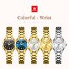 OLEVS Watch 3650 New Women Watches Original Waterproof Luminous Quartz Watch Date Ladies Bracelet Watch Set Box Gifts Reloj