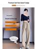 Women's High-Waist Pleated Wide-Leg Suit Pants - Spring/Summer New Arrival