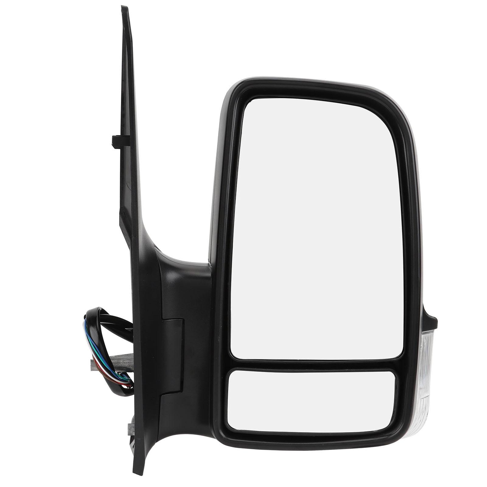

Electric Heated Power Mirror Assembly with Signal Light Heated Folding Door Mirror for Sprinter 2500 3500 Base Gloss black