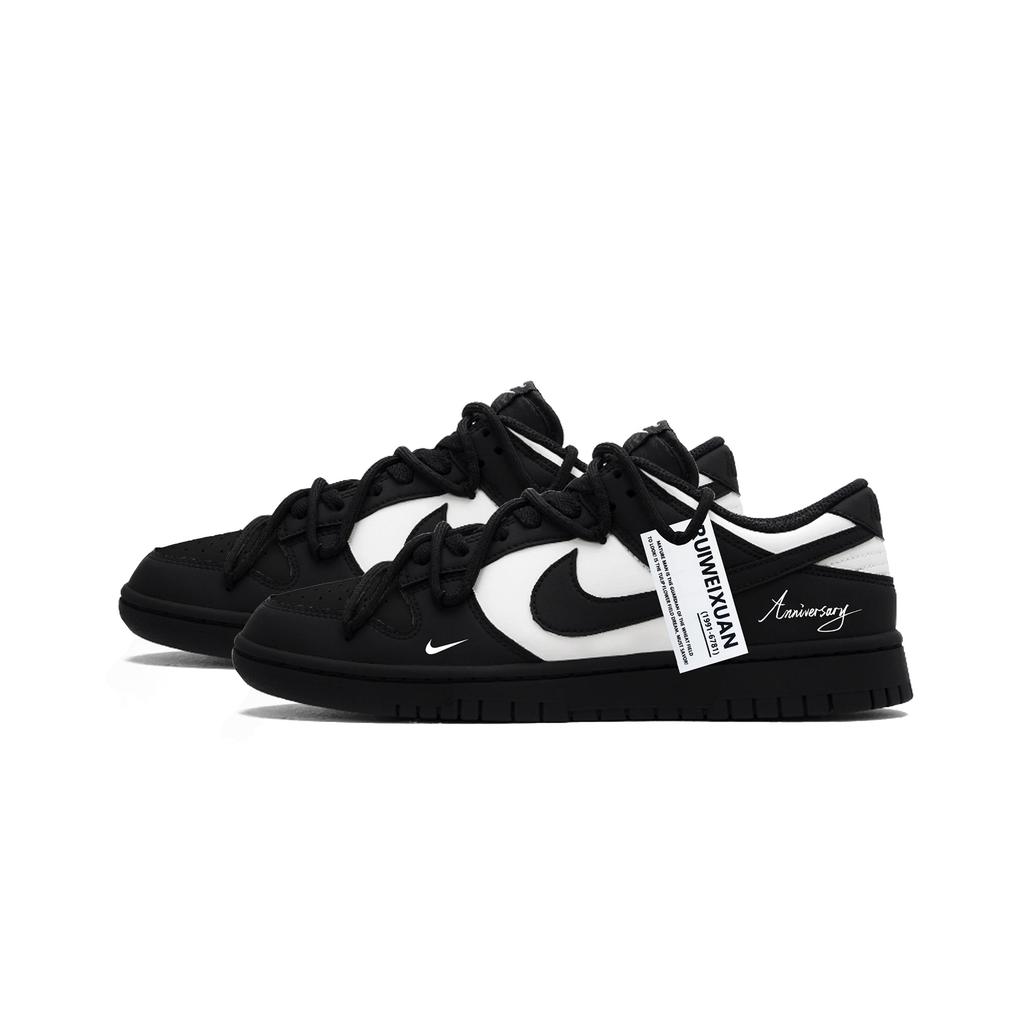 Nike Scarpe Skateboard Dunk Gothic Basse Unisex Nero Bianco HV5980-231(Team619-)