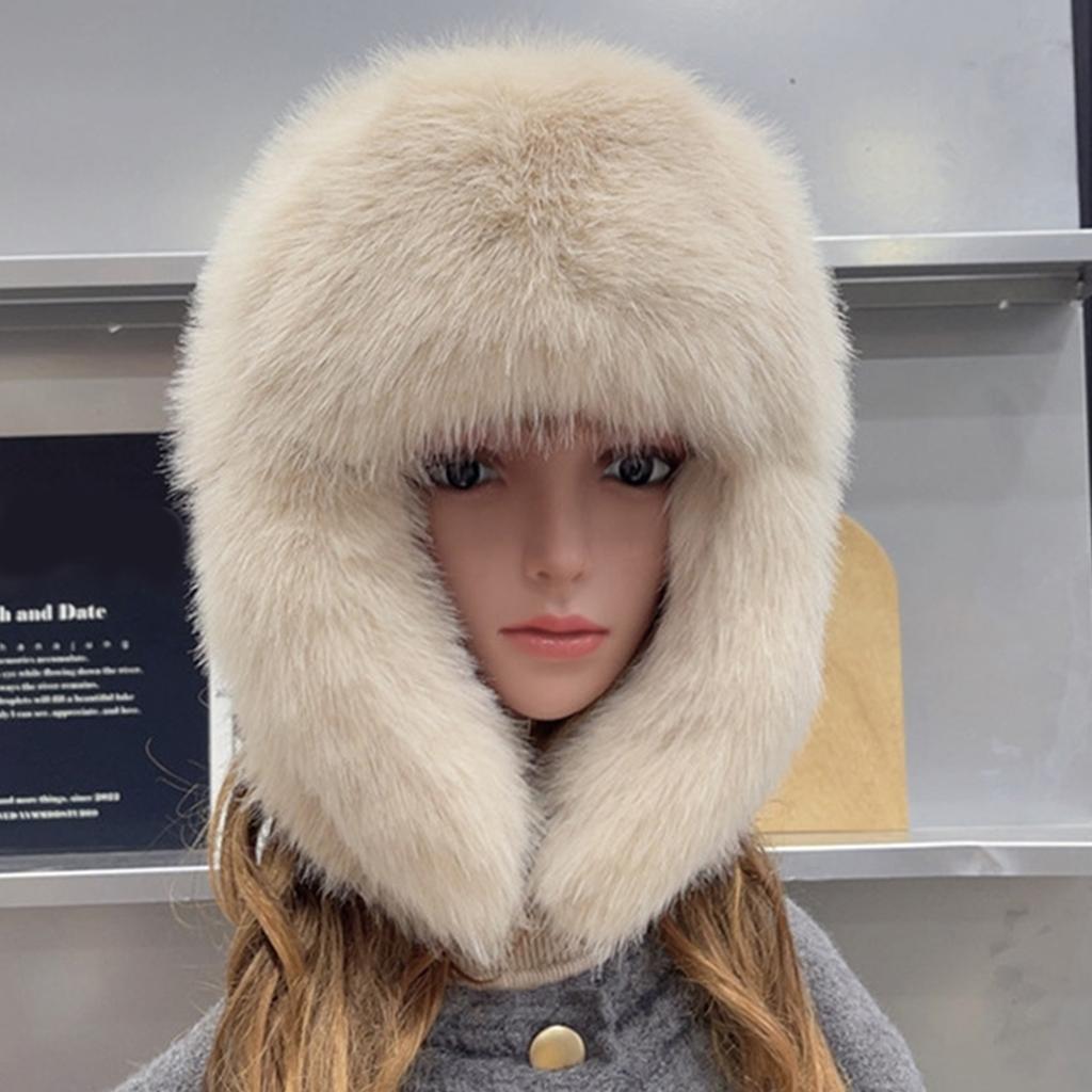 Adjustable Winter Earmuffs Hat with Plush Exterior Providing Superior Warmth Fit Most Adults Head Circumference