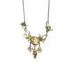 Sweet Vintage Flower Necklace Exquisite Collarbone Necklace Personality Women Necklace  Party