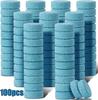 100 Concentrated Tablets Detergent Car Windshield Cleaning Effervescent Tablets Ultra-clear Wiper Glass Cleaner for Home Toilet