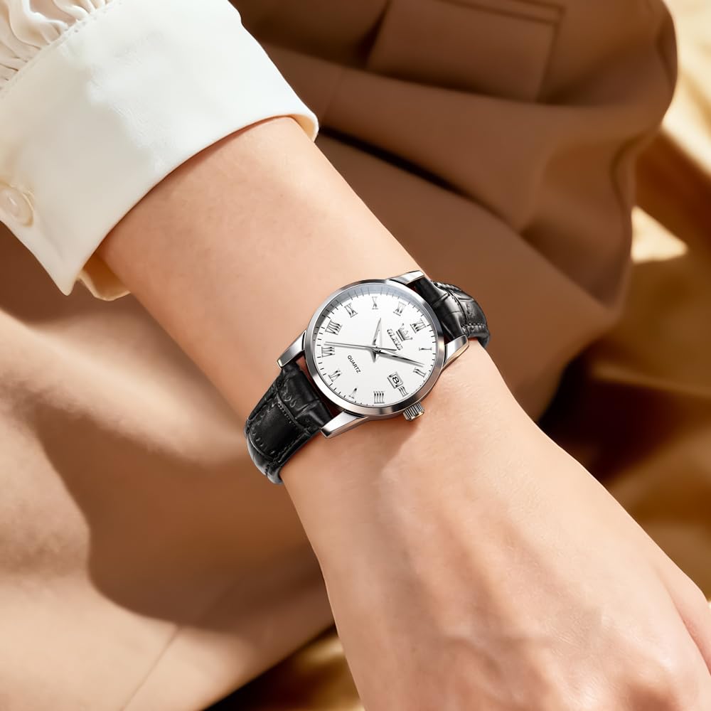 OLEVS Japanese Quartz Classic Luminous 30M Water Business Gift Watch for Women Women's Watch, Movement, Dial, Hands, Resistant, Watch, Popular,